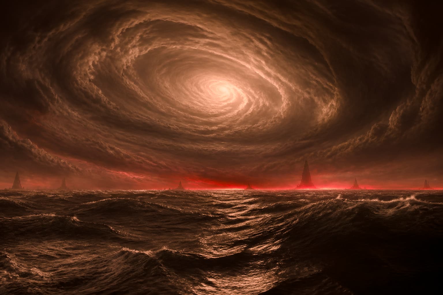 Ocean world storm